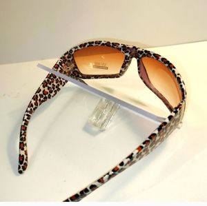 2pairs - Leopard Sunglass and White Porpoise sunglasses BRAND NEW NEVER WORN
